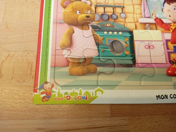 Puzzle 15 pièces oui-oui neuf - photo numéro 2