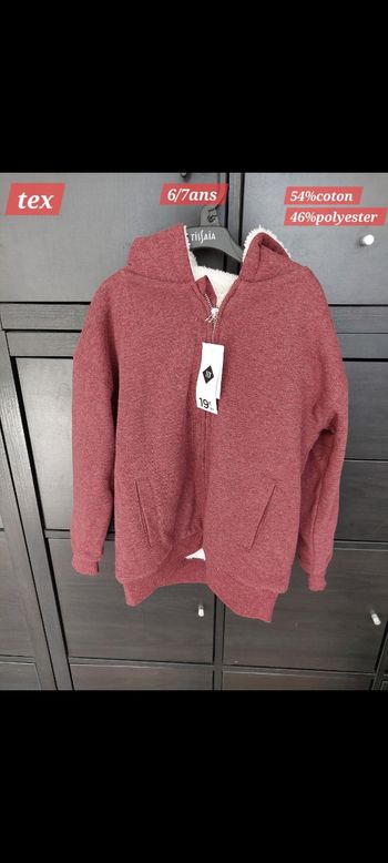 Veste polaire garçon 6/7ans