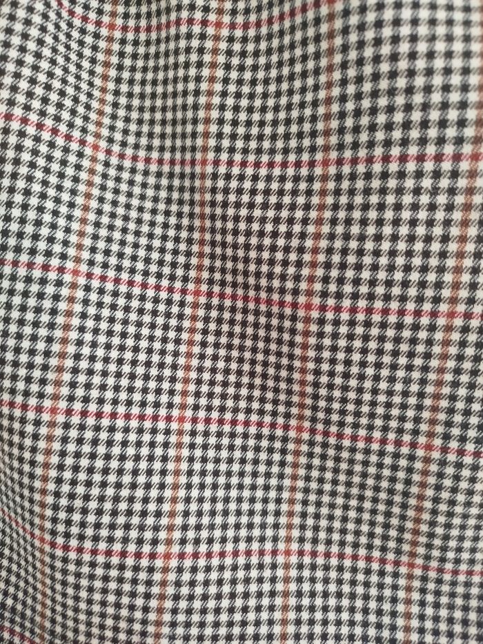 Jupe taille 34/36 motif pattes de poules - photo numéro 7