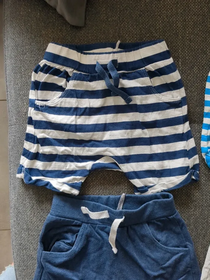Lot de 7 shorts bébé garçon 74 cm - photo numéro 2