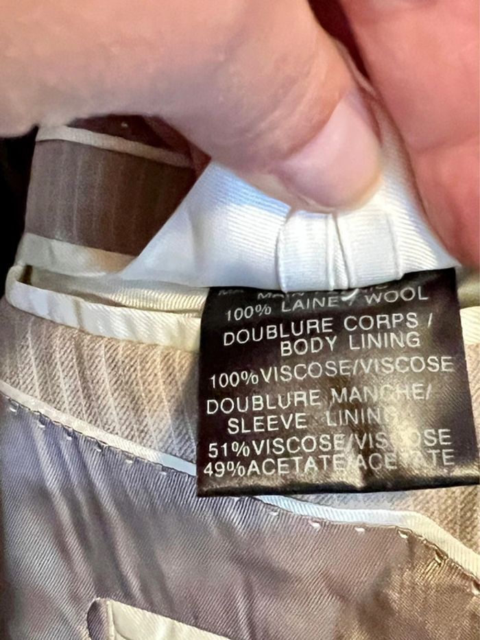 Costume complet en laine Burton taille large - photo numéro 6