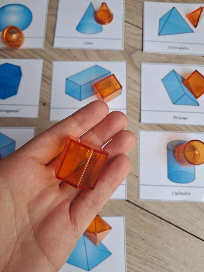 Cartes nomenclature + volumes solides géométrie - photo numéro 5