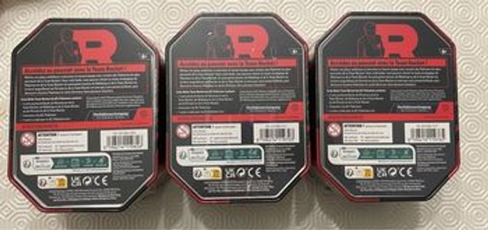 Lot de 3 Pokebox Team Rocket - Persian - Mewtwo - Nidoking - Pokemon - neuves et scellées - photo numéro 2