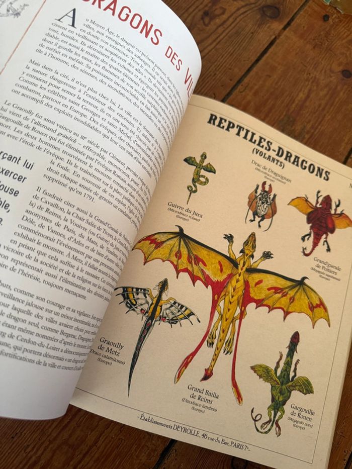 Plume de Carotte beau livre rare Créatures Fantastiques Deyrolle dragons sirènes.. - photo numéro 5
