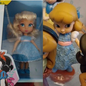 Poupée Cendrillon mini Animator Disney + Figurine Cendrillon Animator