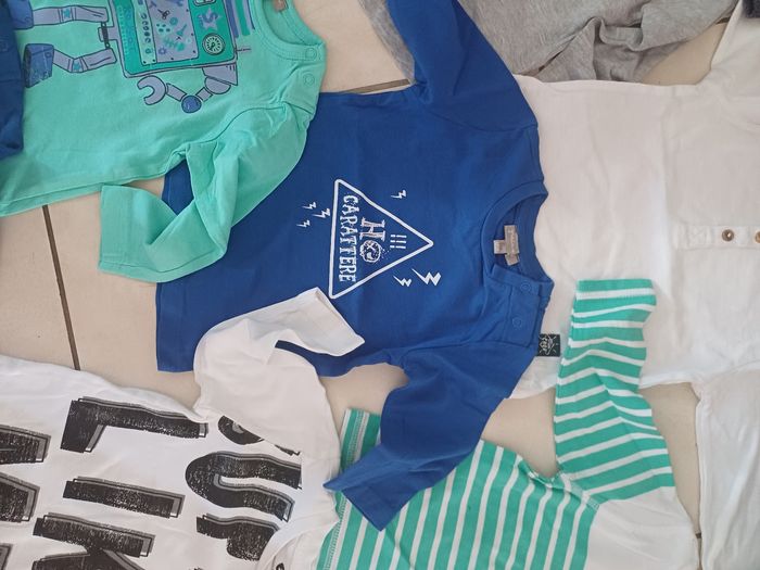 Lot 11 tee shirts manches longues bébé garçon - photo numéro 8