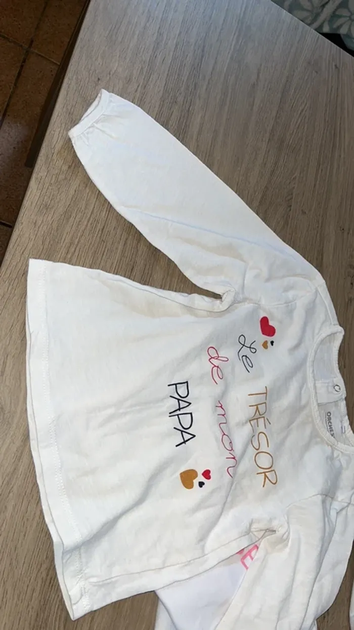 Lot de 4 haut manche longue 2 orchestra 23 mois et 36 mois ( taille petit ) et 2 gemo 24 mois - photo numéro 5