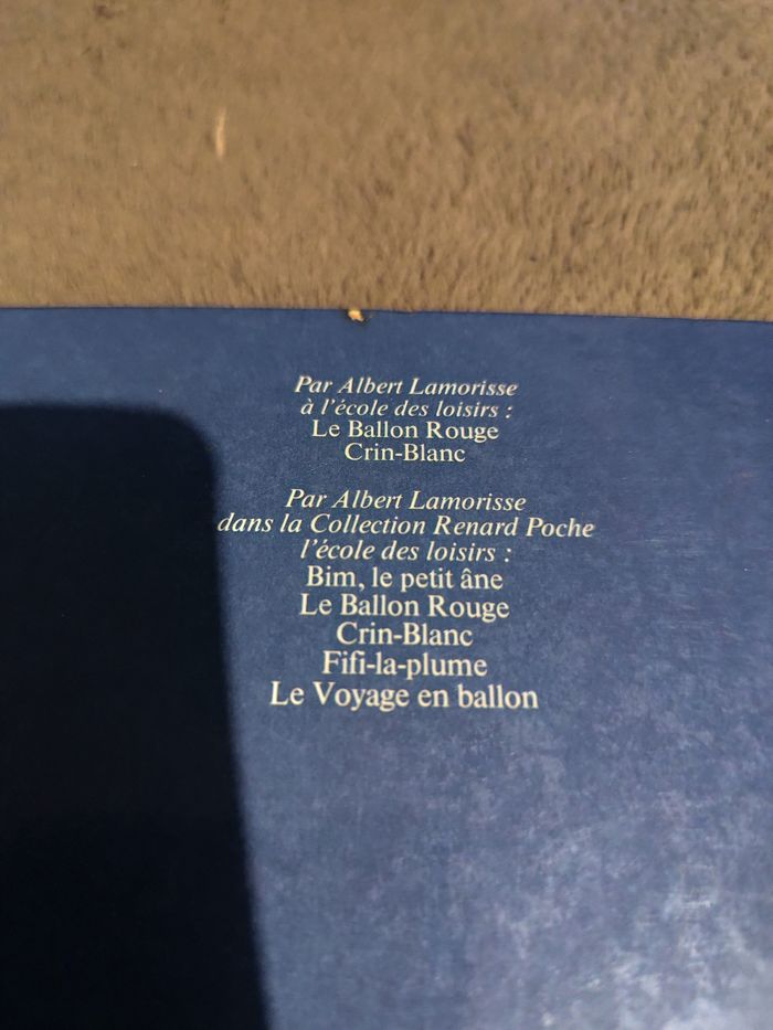 Crin blanc Albert lamorisse édition de juin 1984 histoire et photographie - photo numéro 5