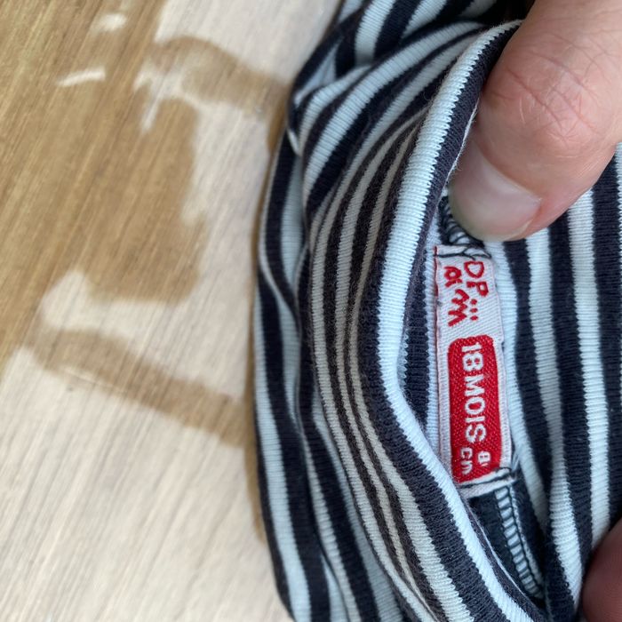 T shirt col roulé manche longue 81 cm du pareil au même - photo numéro 3