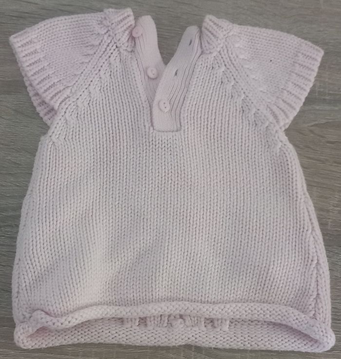 Robe  courte fille manche courte taille 1 mois - photo numéro 2