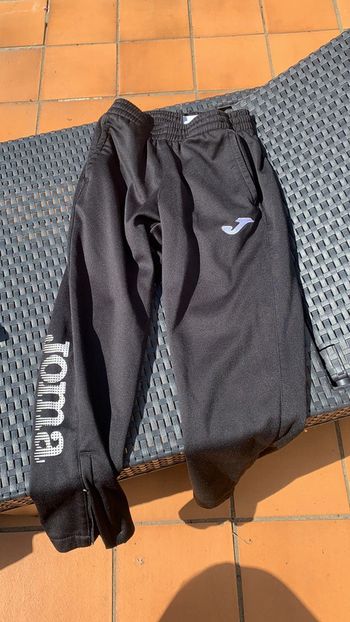 Pantalon survêtement sport foot Joma  noir 8 ans