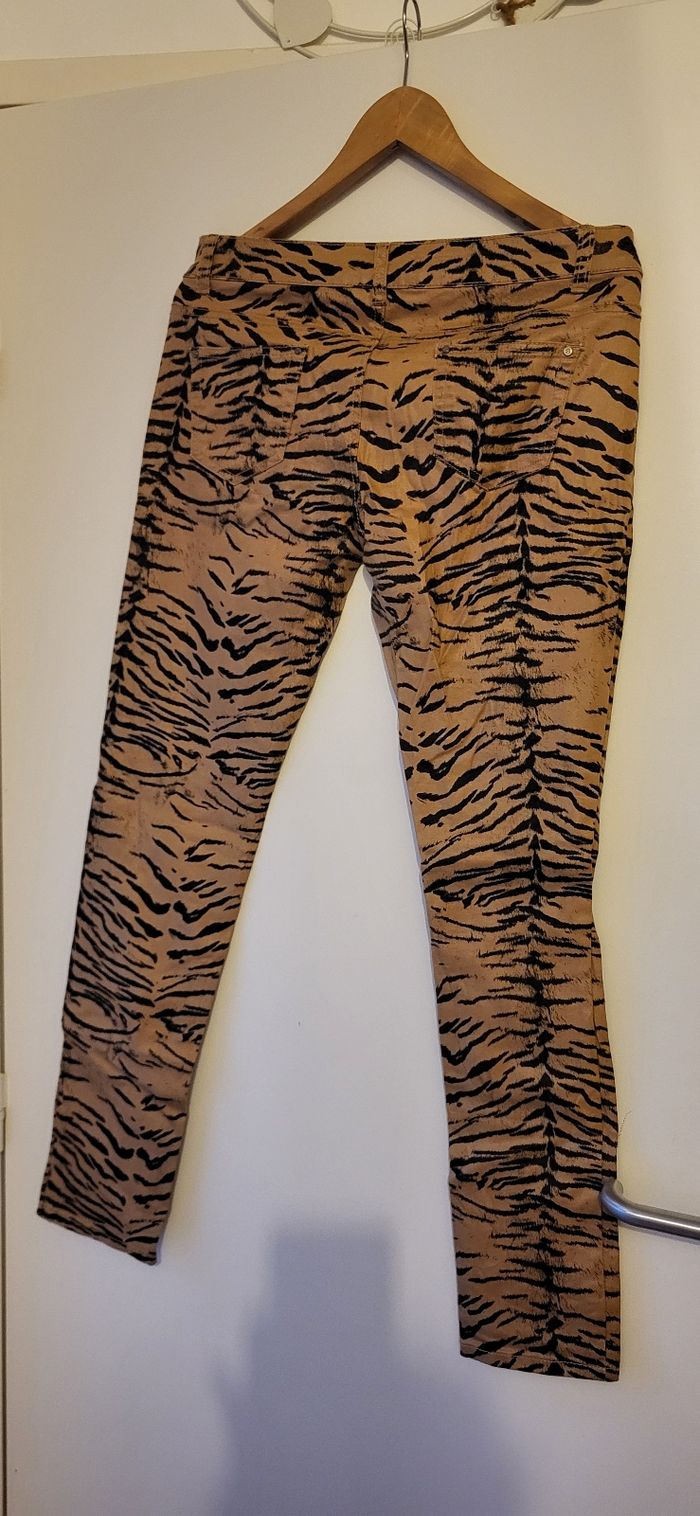 Jean imprimé tigre - photo numéro 4