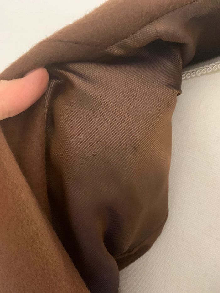 Blazer Camel Laine vierge et Cachemire Vintage T42 XL - photo numéro 8