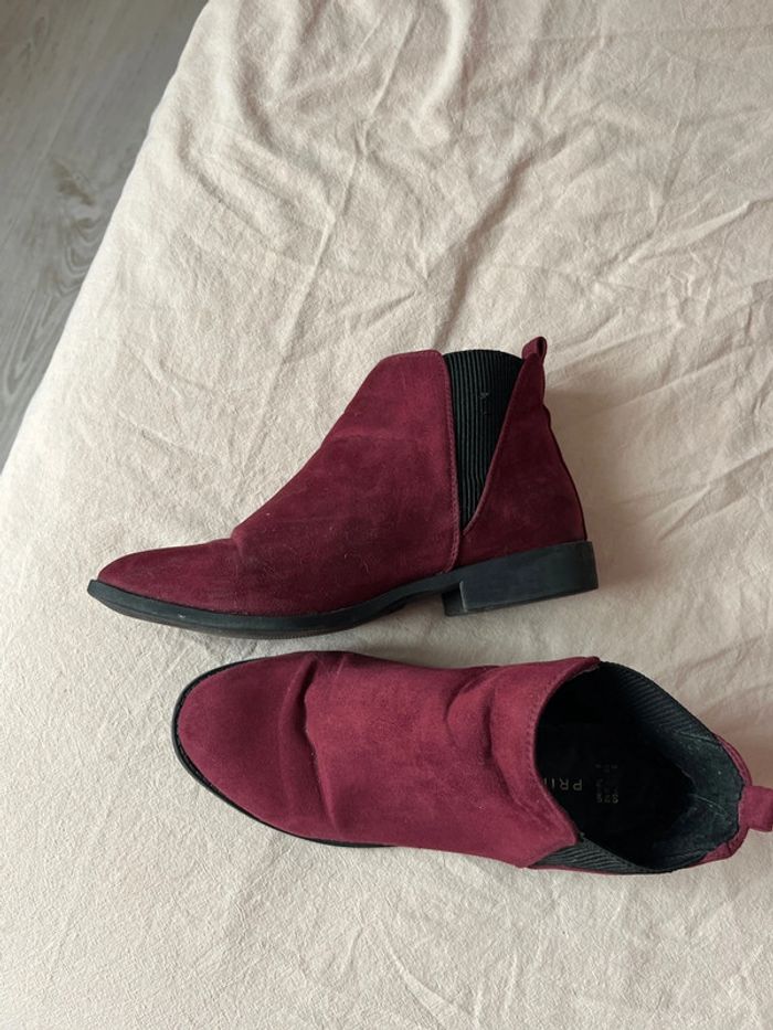 Bottines prunes Primark - photo numéro 2