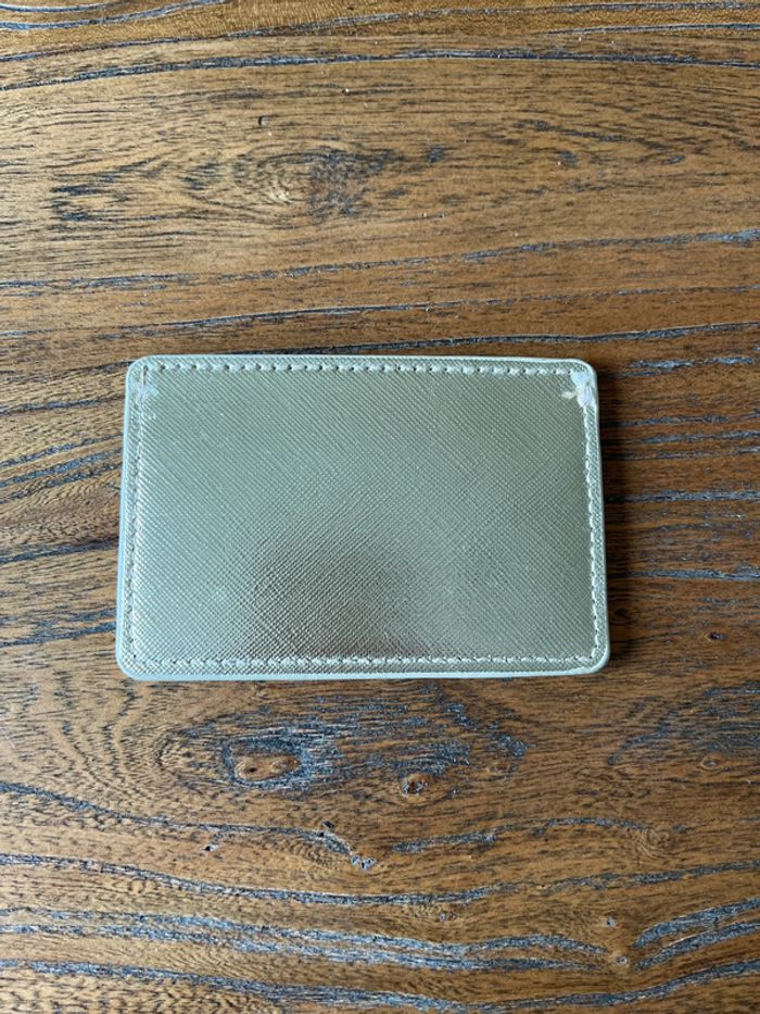 Porte carte doré - photo numéro 3