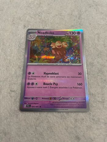 Carte Pokémon Noadkoko 024/091 Holo Destinées De Paldea 4.5 FR