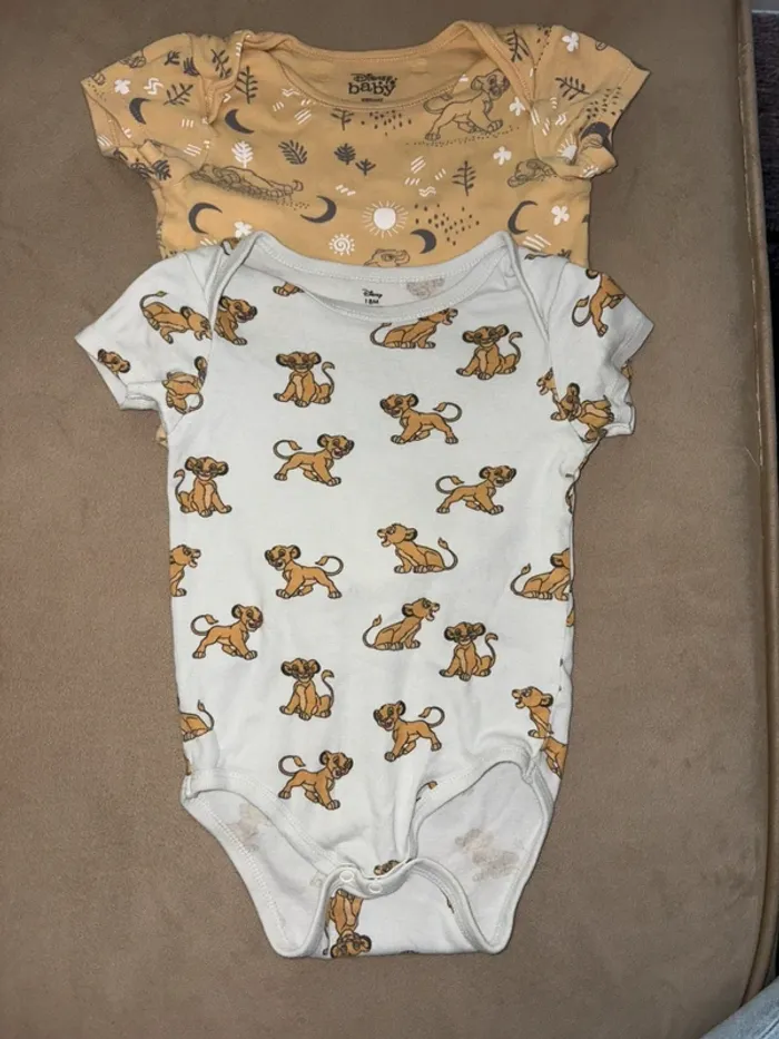 Lot de 2 bodies Disney