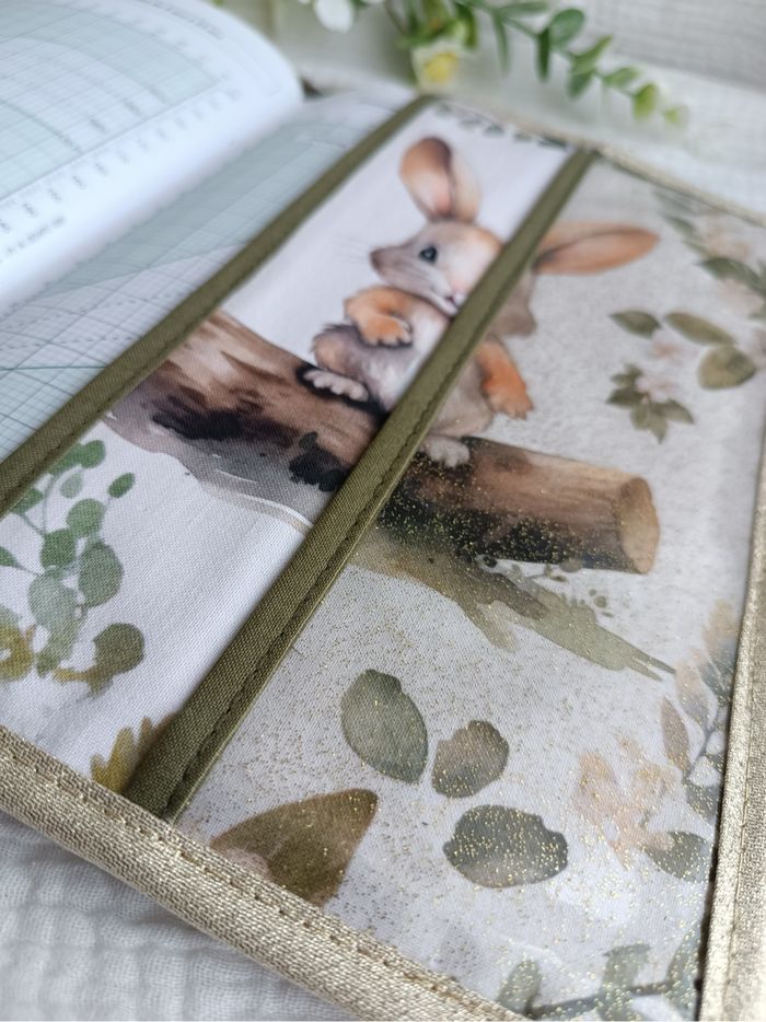 Protège carnet de santé lapin hérisson - photo numéro 5