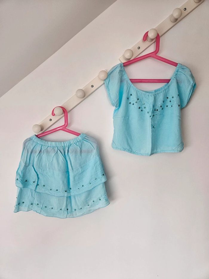 Joli ensemble d'été fille 10-12 ans