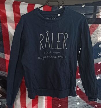 Sweat avec inscription - Wooop Art Shop