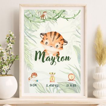 Affiche Naissance Personnalisée