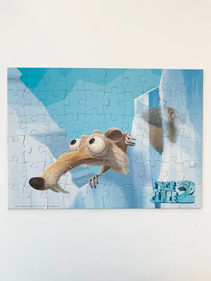 Lot de 4 Puzzles évolutifs Dreamworks - L'âge de glace 2 🧩 - photo numéro 2