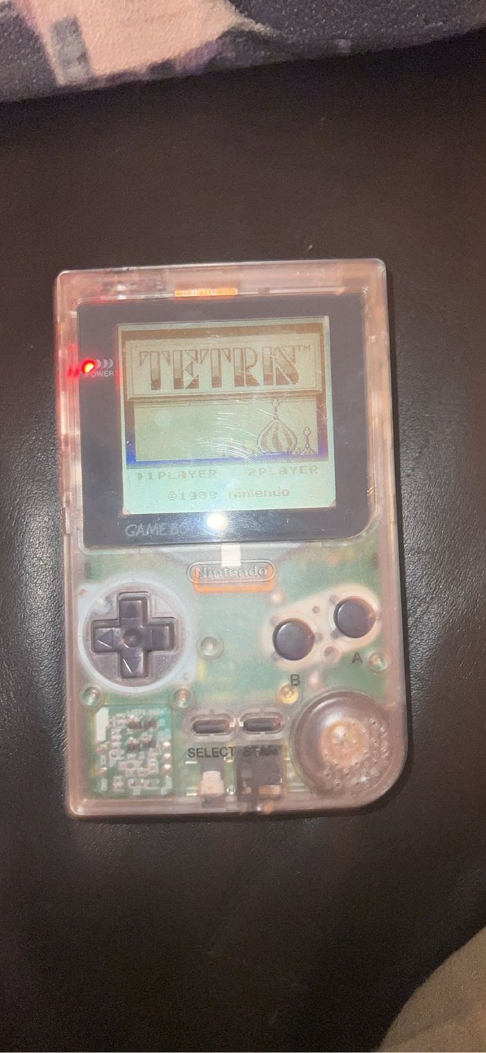 Console Nintendo Game Boy Pocket transparente édition limitée rare - photo numéro 4