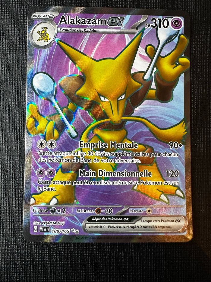 Alakazam Ex 188/165 Pokémon - photo numéro 3
