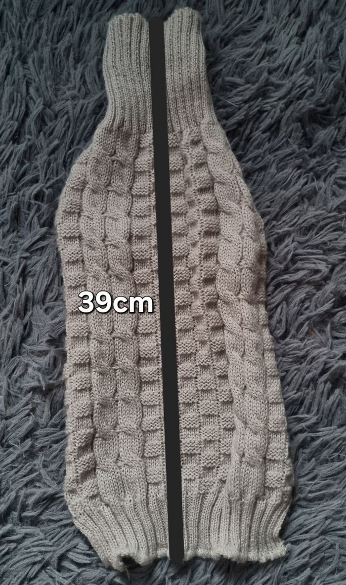 Pull tricot crème taille XS chien ou chat - photo numéro 3