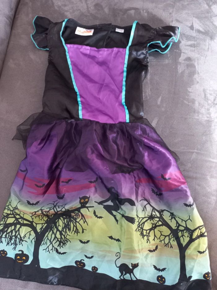 Robe déguisement sorcière 4/6 ans