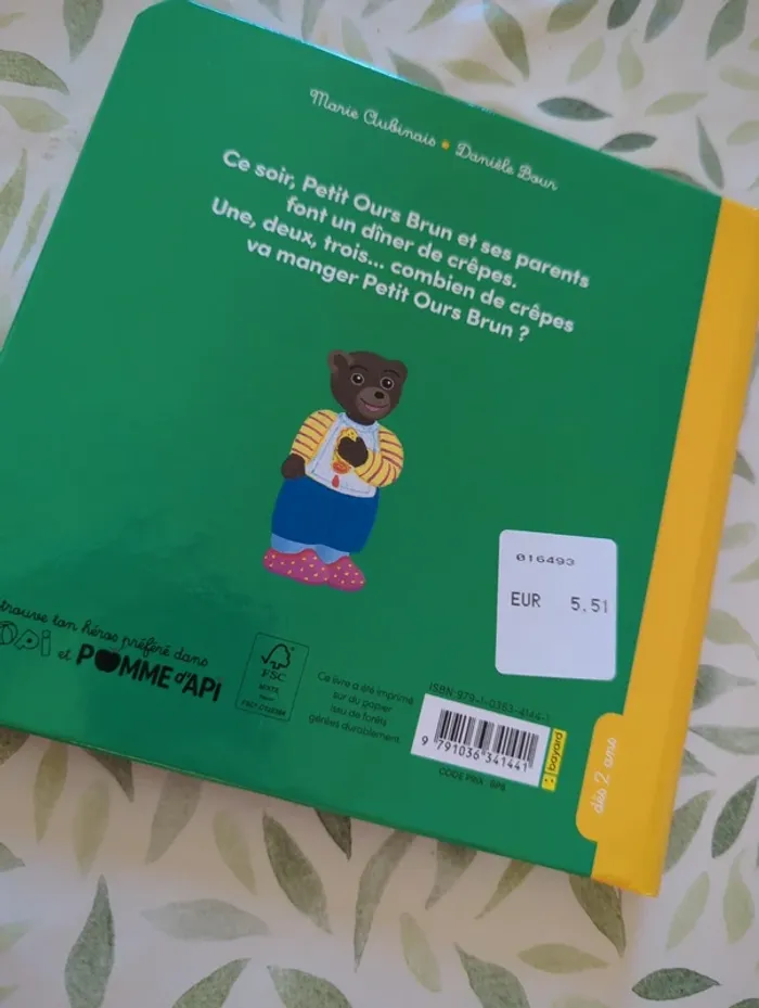 Livre petit ours brun - photo numéro 2