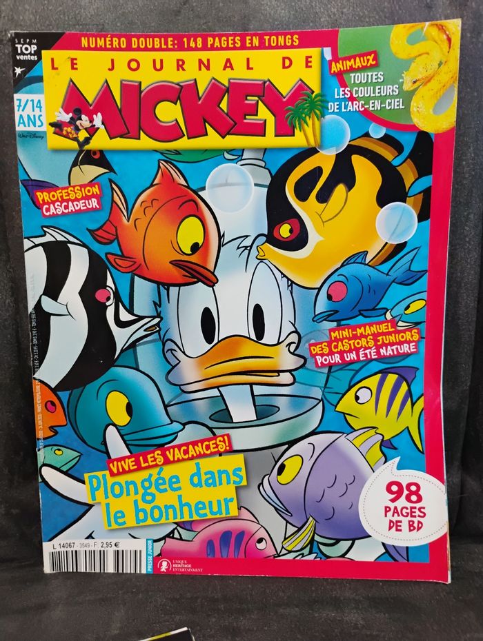 Lot de 5 magazines le journal de Mickey - photo numéro 5