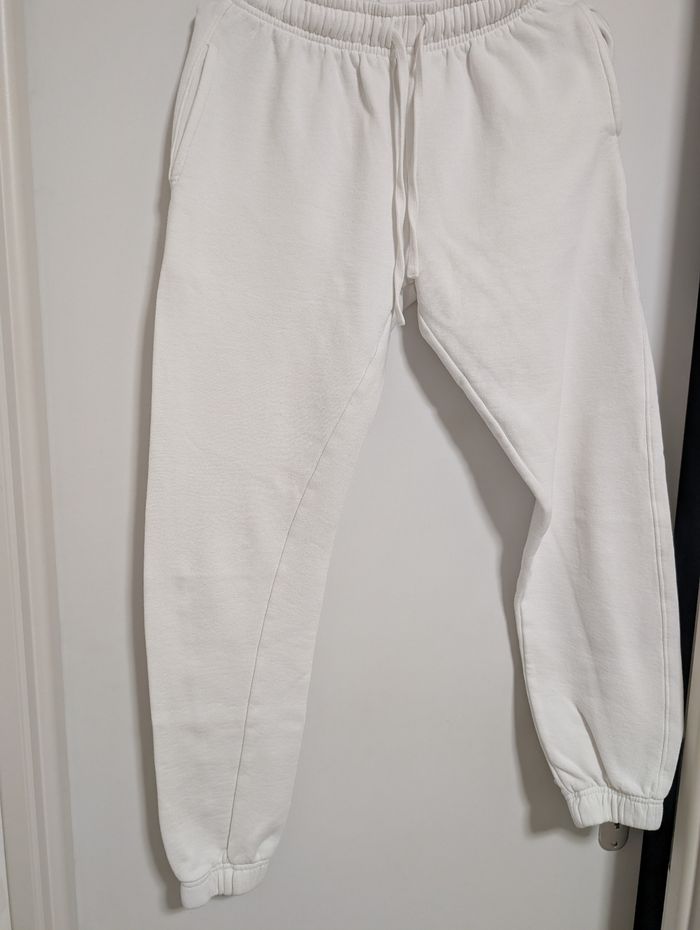 Pantalon jogging blanc Femme ou Adolescente - photo numéro 3