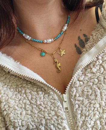 Collier hypocanpe bleu ✅