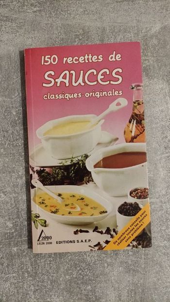 Livre cuisine Sauces classiques originales
