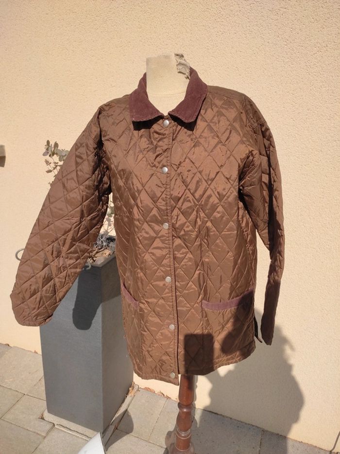 Veste matelassée marron