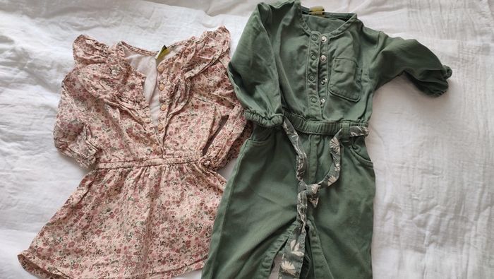 Combinaison pantalon + Robe TAO 12 mois