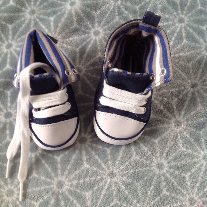 Chaussons bébé garçon - taille 16 environ