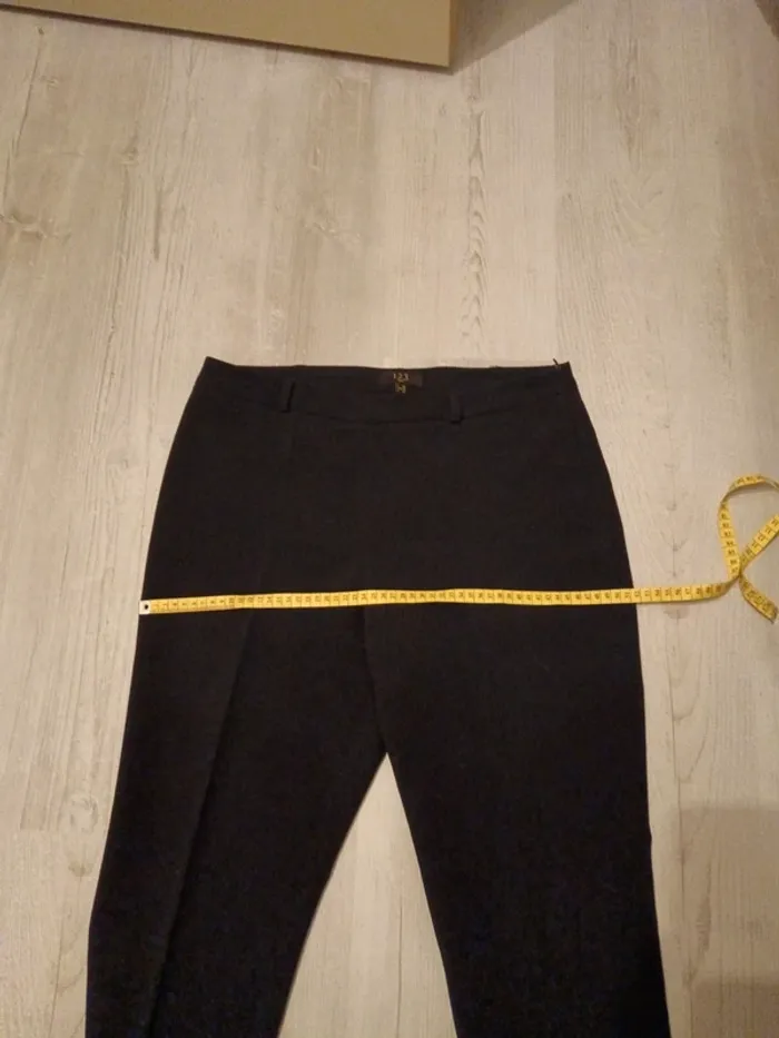 Pantalon tailleur noir 123 taille 40 - photo numéro 9