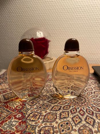 Lot 2 obsession eau de toilette homme 15 ml