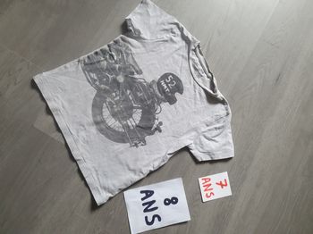 Maillot t-shirt 7-  8ans garçon