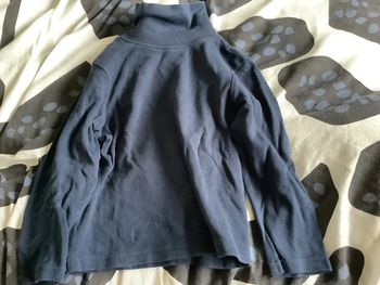 Sous pull col roulé 5 ans orchestra bleu marine