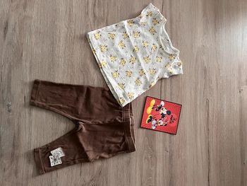 Ensemble legging et petit haut à fleurs 3 mois