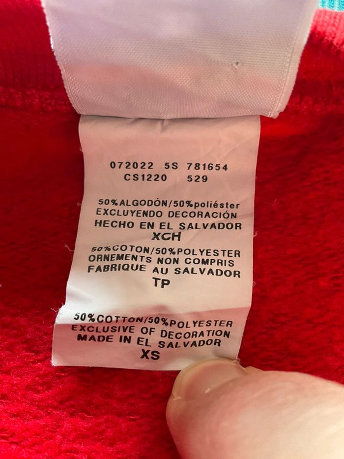 Sweat col rond rouge Champion Nebraska Volleyball taille XS 349 - photo numéro 11