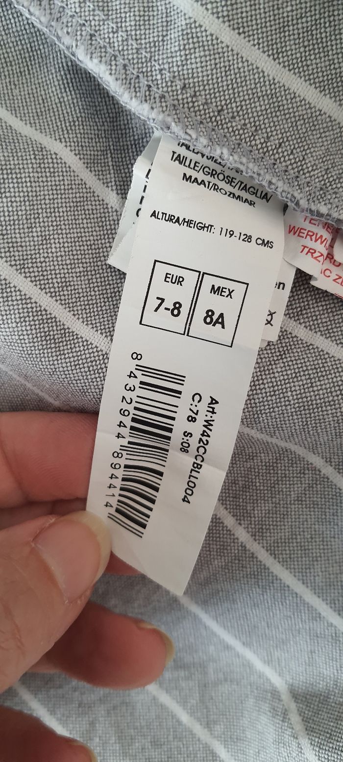 Chemise grise 7 ans - photo numéro 2