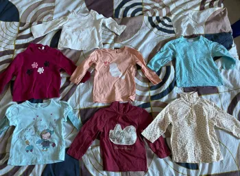 T-shirts manches longues 12 mois