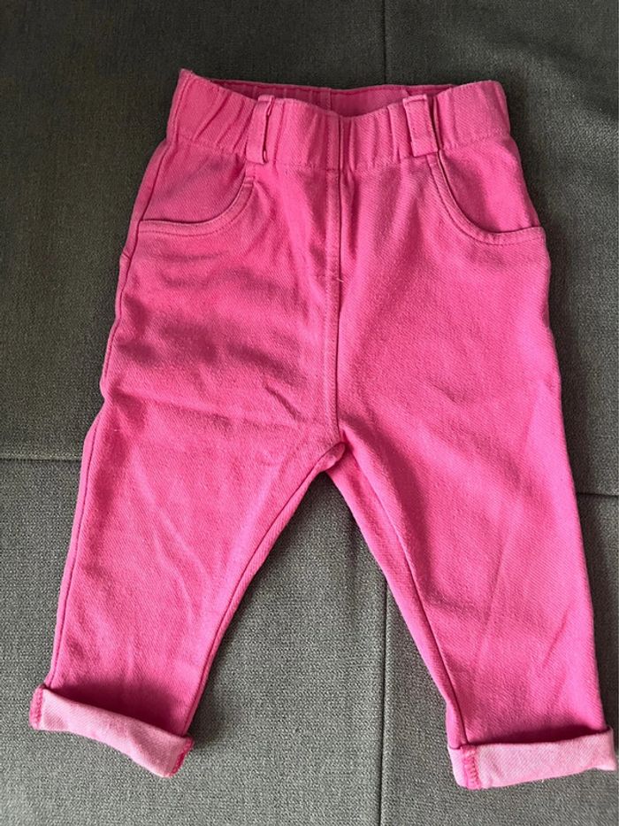 Jegging rose Minnie 6 mois