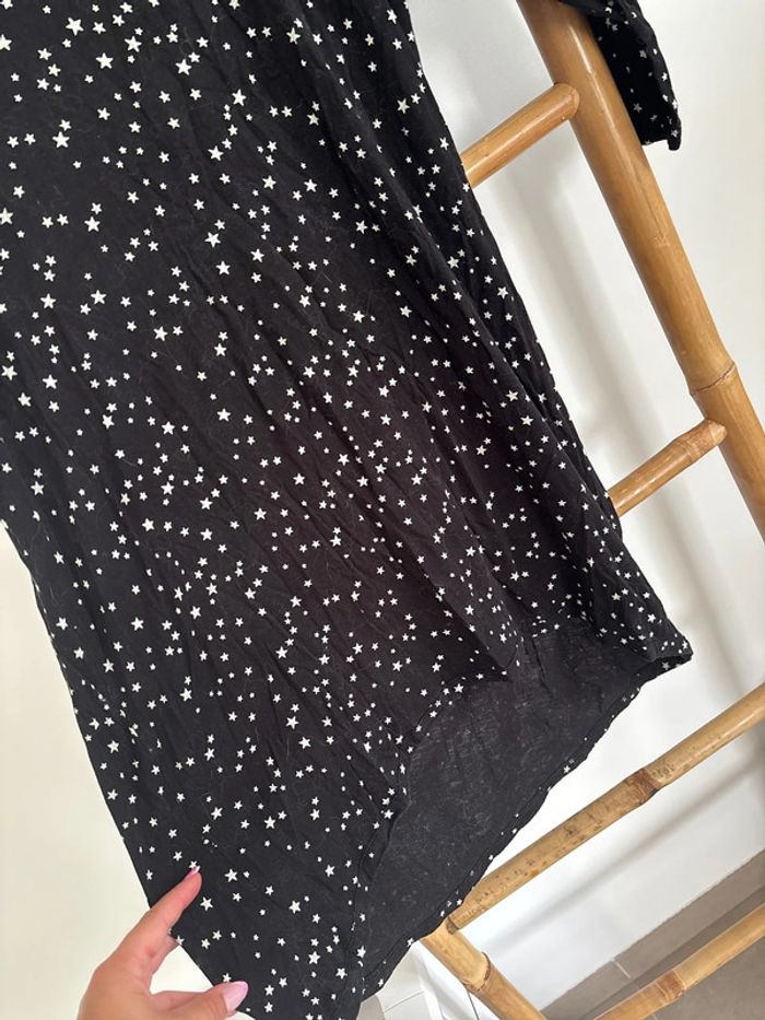 Tunique noire à étoiles blanches taille M - photo numéro 3