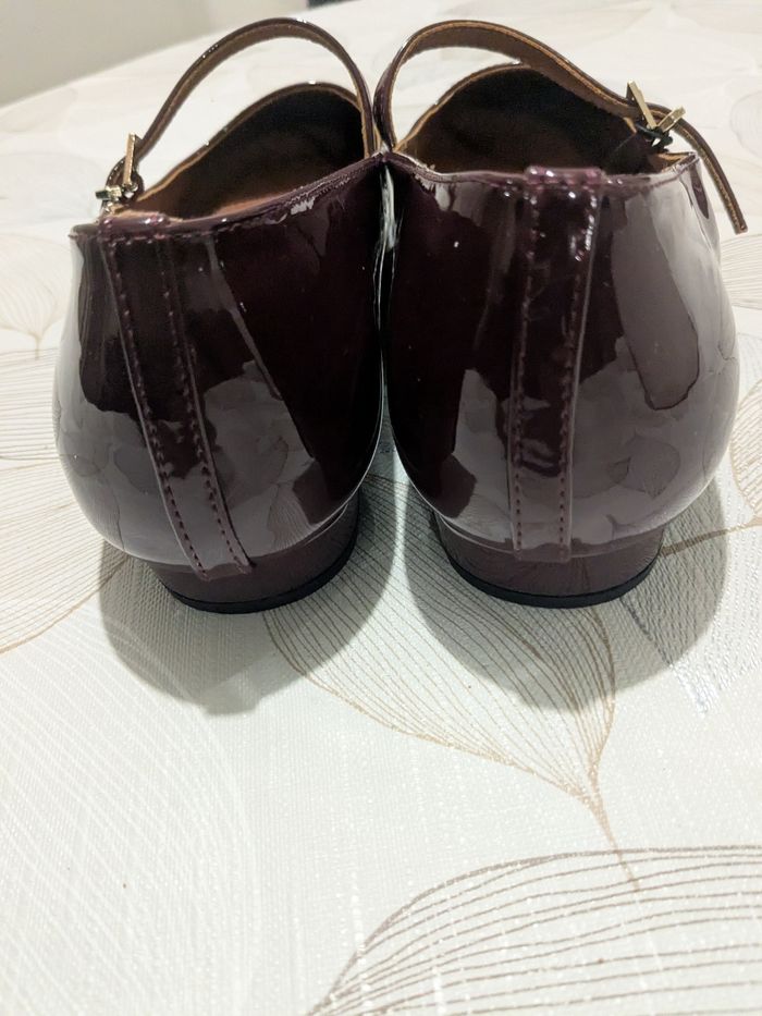 Magnifique paire d' escarpins Babies &Mary Jane Bordeaux, marque Anne Field. Taille 42 - photo numéro 7