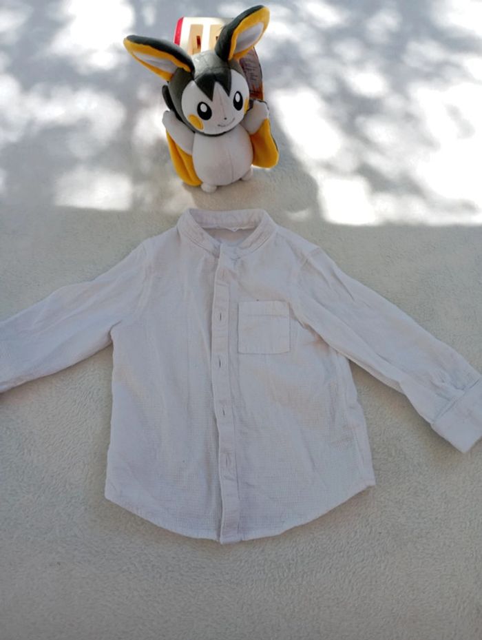 Chemise col mao 86cm.